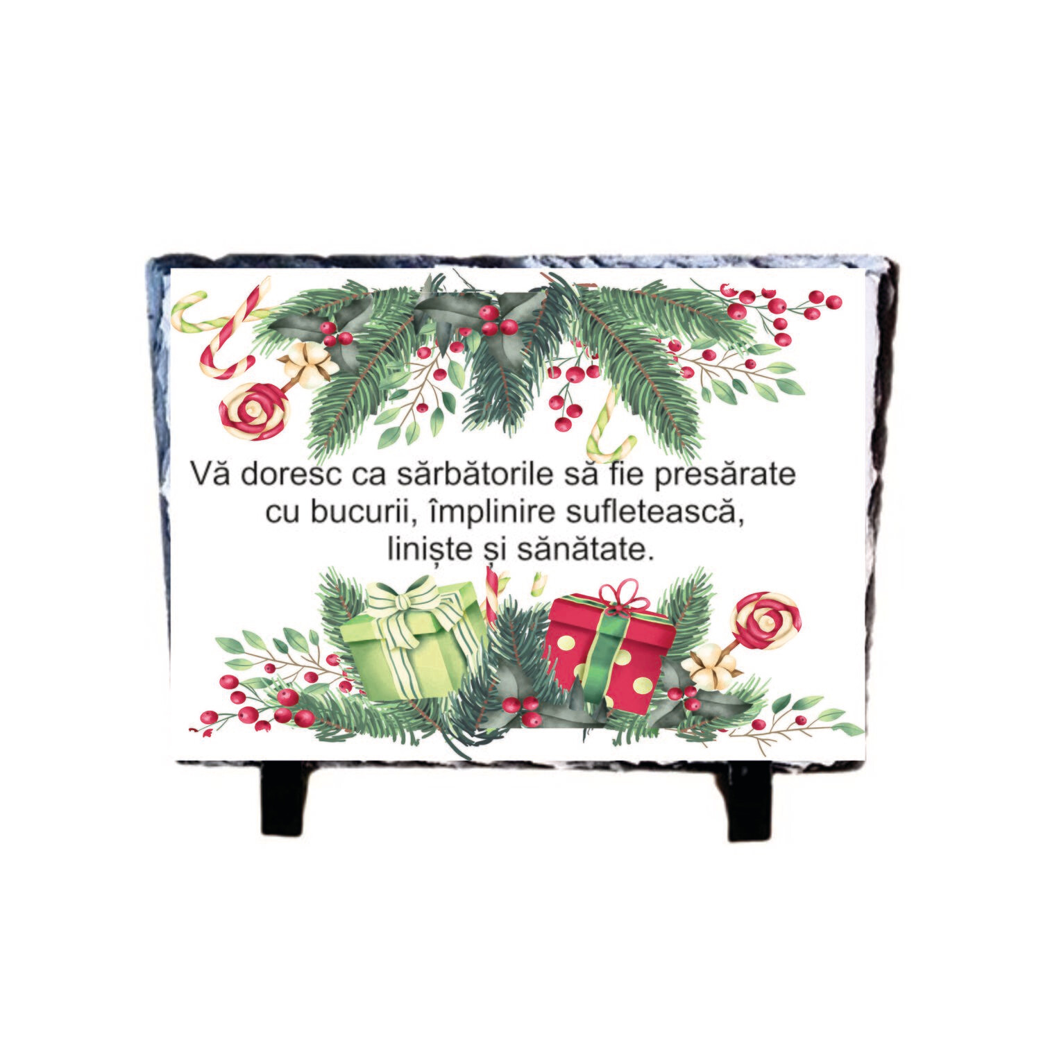 Piatră ardezie Crăciun – Cadou festiv pentru cei dragi