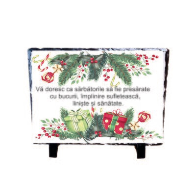 Piatra ardezie Crăciun – Cadou festiv pentru cei dragi