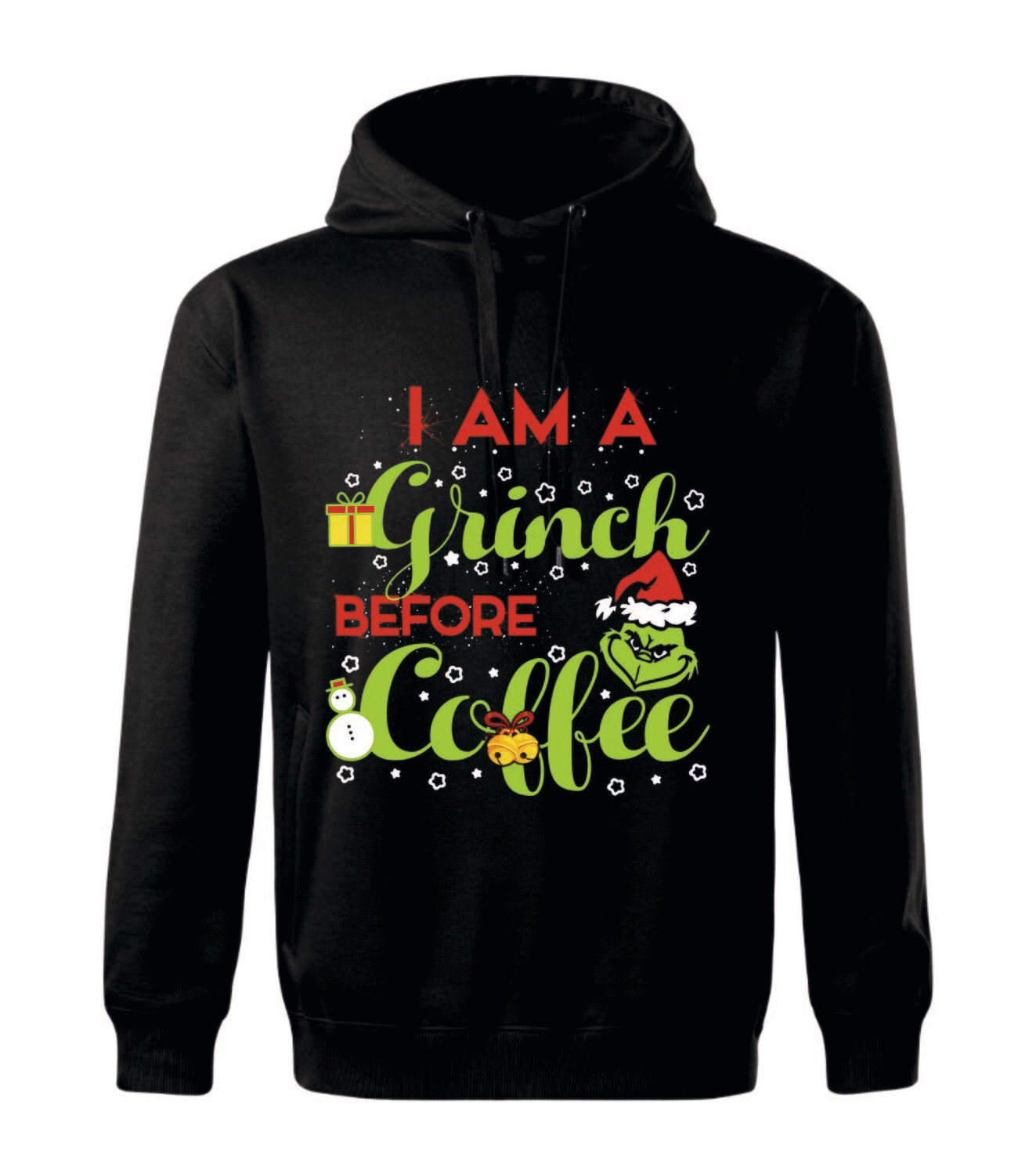 Hanorac Barbati - I am a grinch before coffee