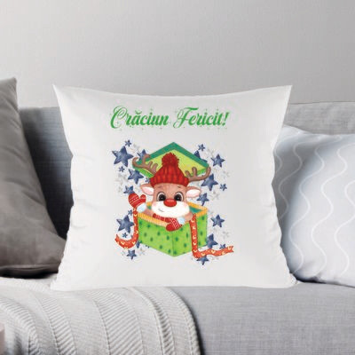 Perna cu ren  -Craciun fericit