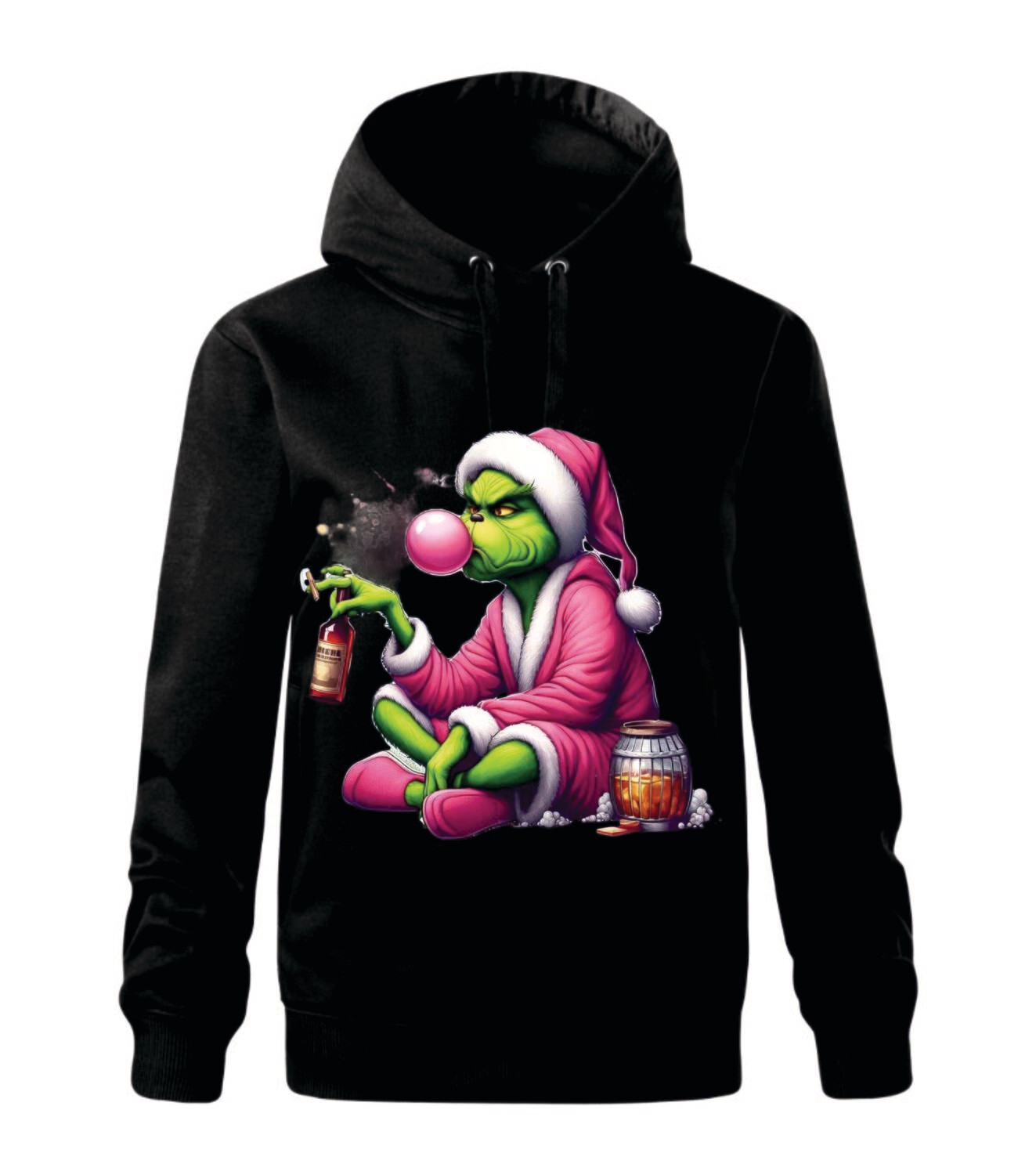 Hanorac de Barbati - Grinch Pink