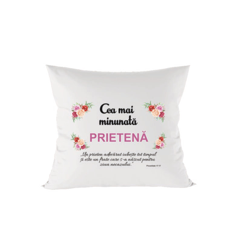 Pernă „Cea mai minunată prietenă”