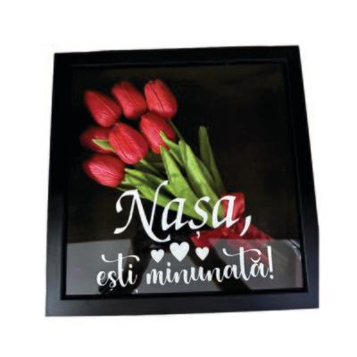 Tablou 3d pentru Nasa  cu mesajul Nasa esti minunata!