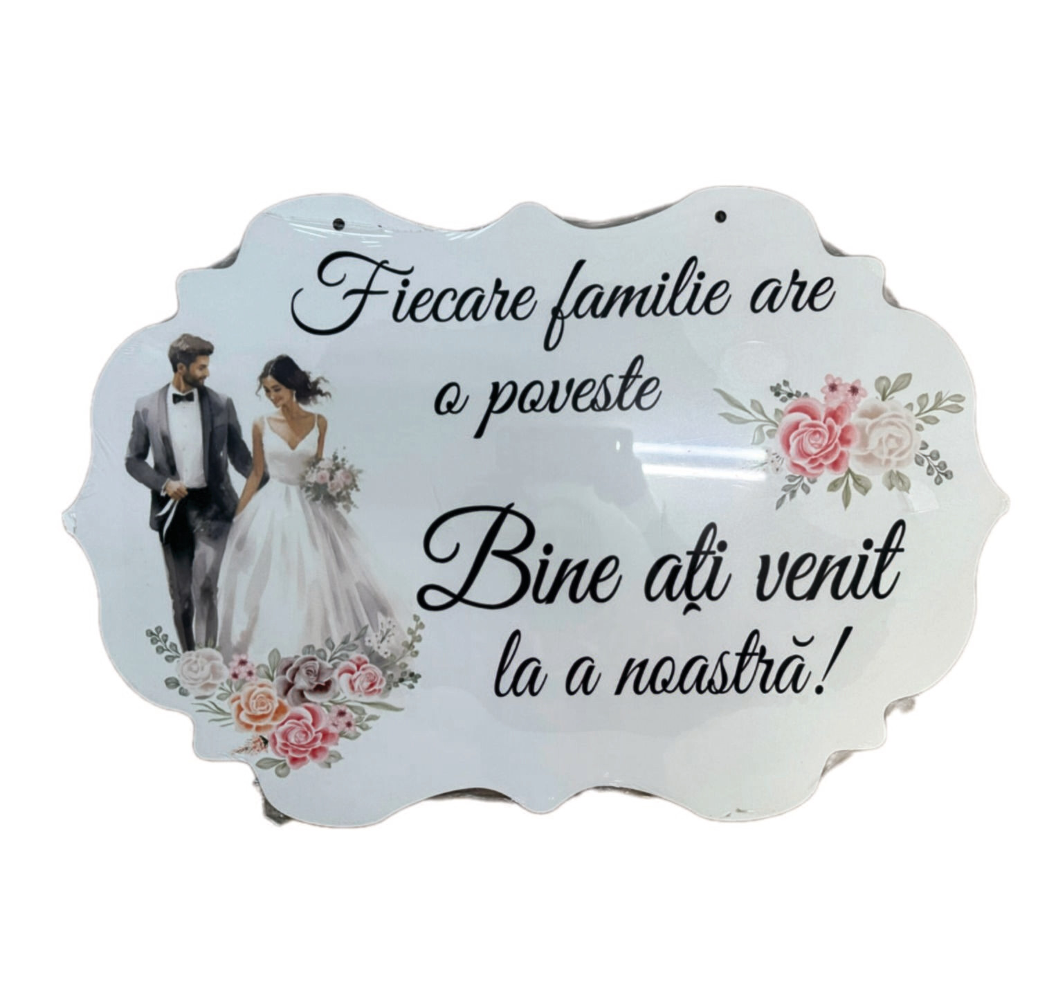 Placuta pentru intrare ,,Fiecare familie are o poveste ...