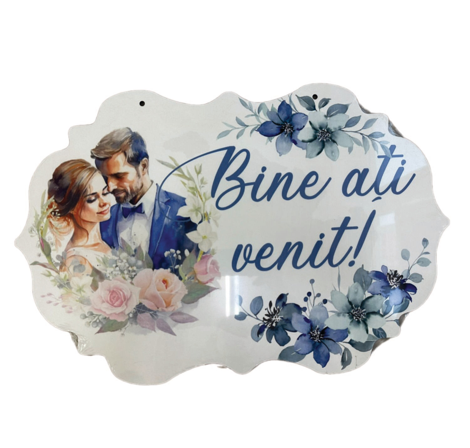 Placuta Bine ati venit Blue
