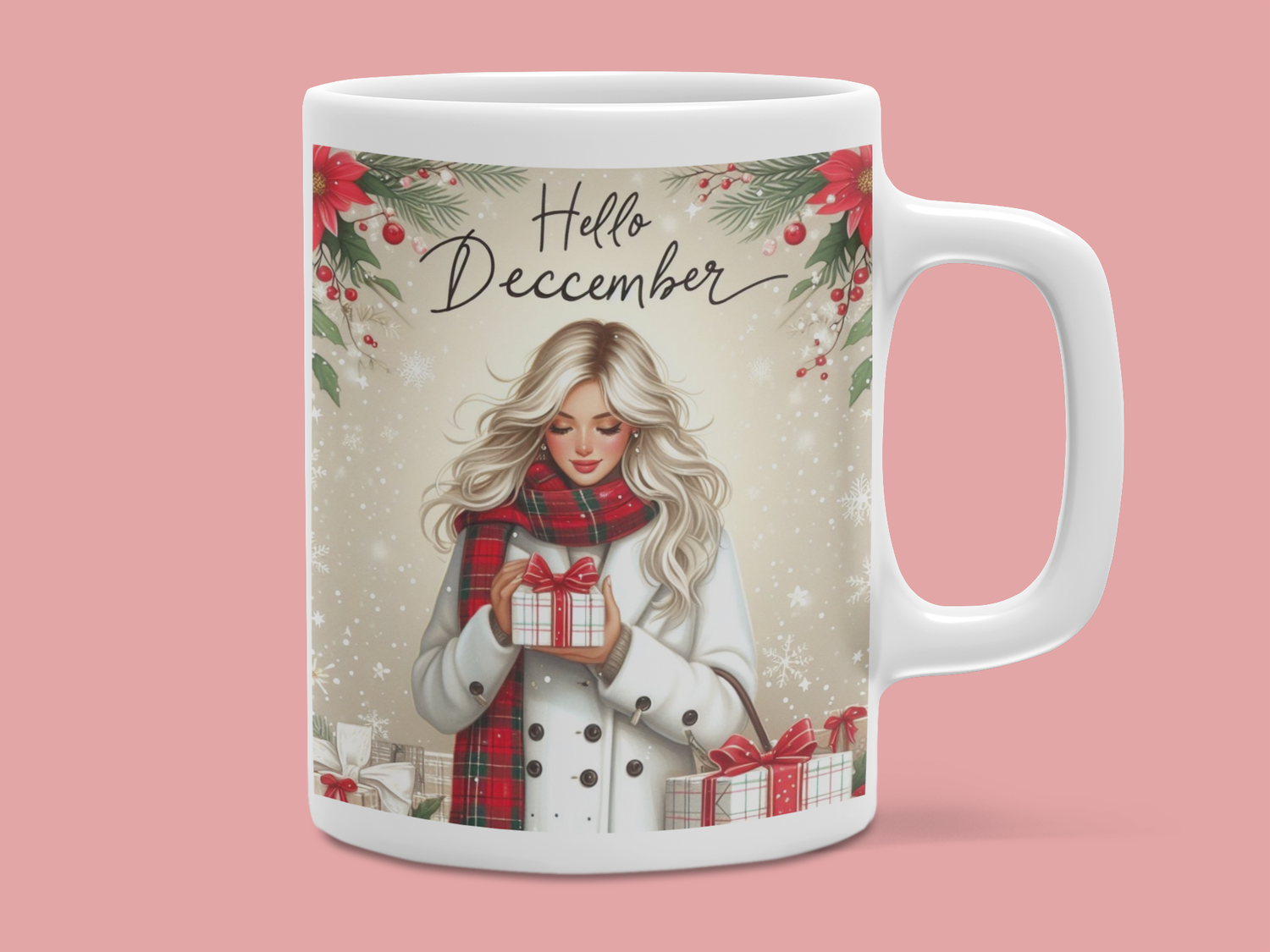 Cană „Hello December” – Bine ai venit, lună magică!