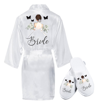 Set halat și papuci – Model 1 „Bride”