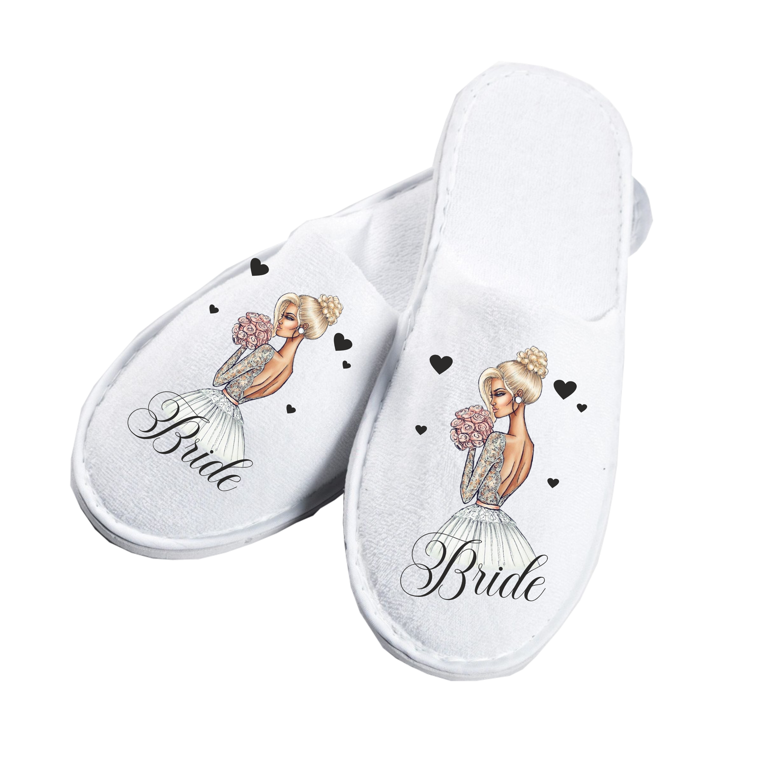 Papuci Mireasă „Bride” – Model 4 | Mărime Universală | Comozi