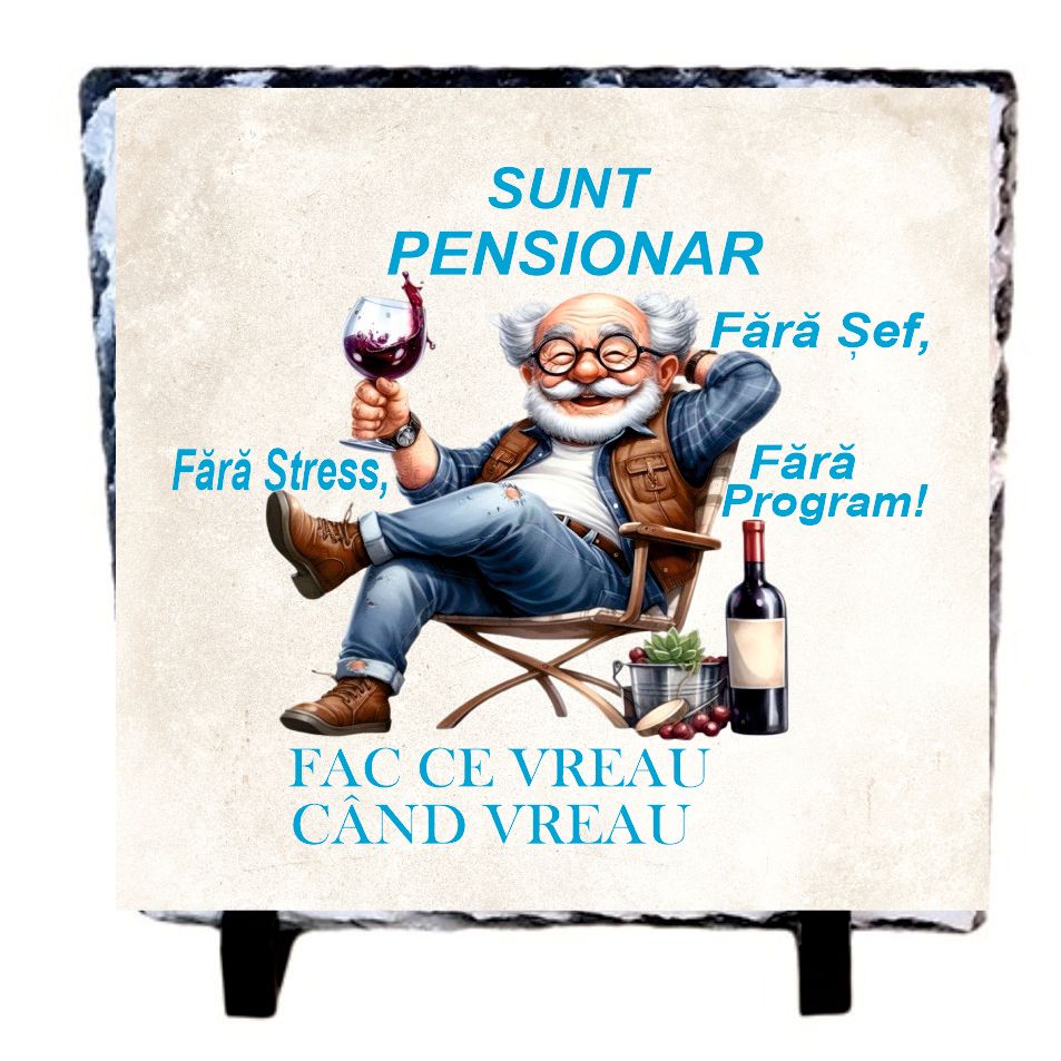 Piatră ardezie Pensionar 13x13 cm