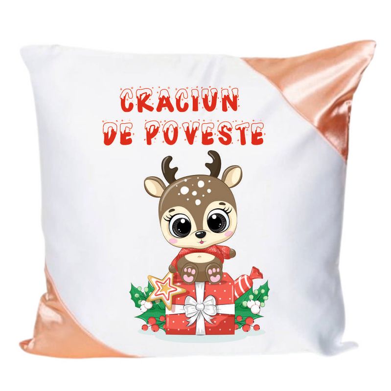 Perna patrata cu colturi somon- Craciun de poveste