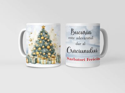 Cana „Bucuria este adevăratul dar al Crăciunului” – Cadou cu suflet pentru o sărbătoare plină de emoție