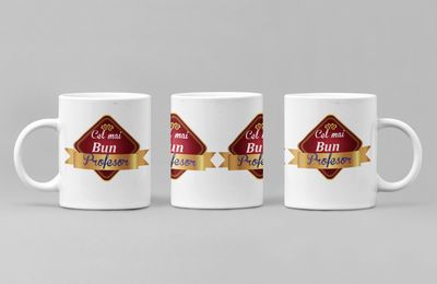 Cana „Cel mai bun profesor” – Cadou de apreciere pentru un mentor deosebit