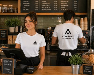 Tricou personalizat cu logo firma