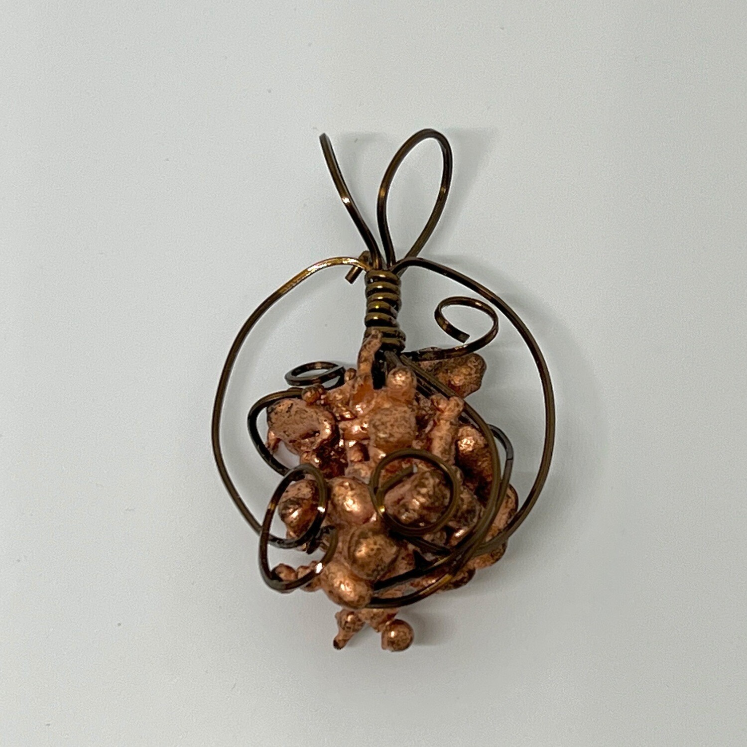 Copper Chunky Pendant