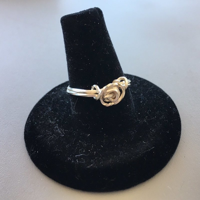 Silver Twisted Wire Ring