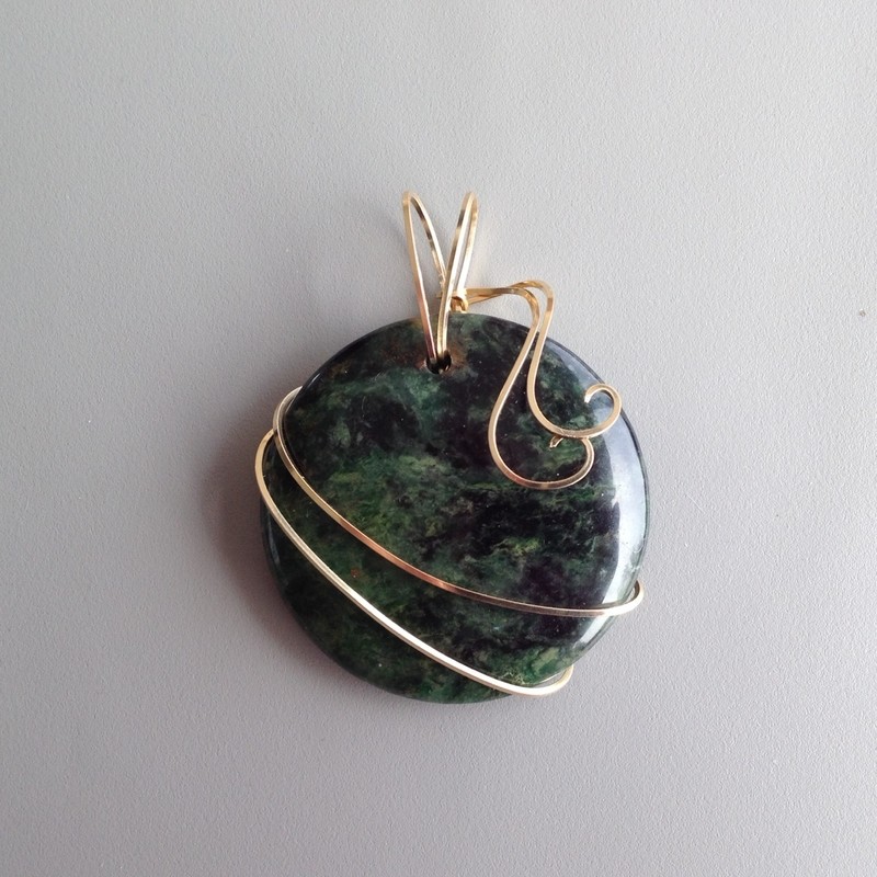 African Transvaal Jade Pendant