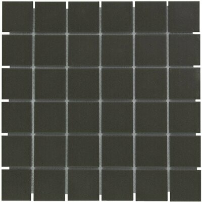City Square Black 48x48mm R11 Mosaic