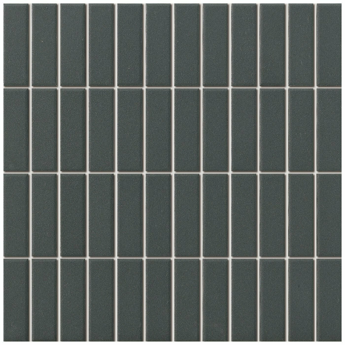 City Brick Black 73x23mm R11 Mosaic