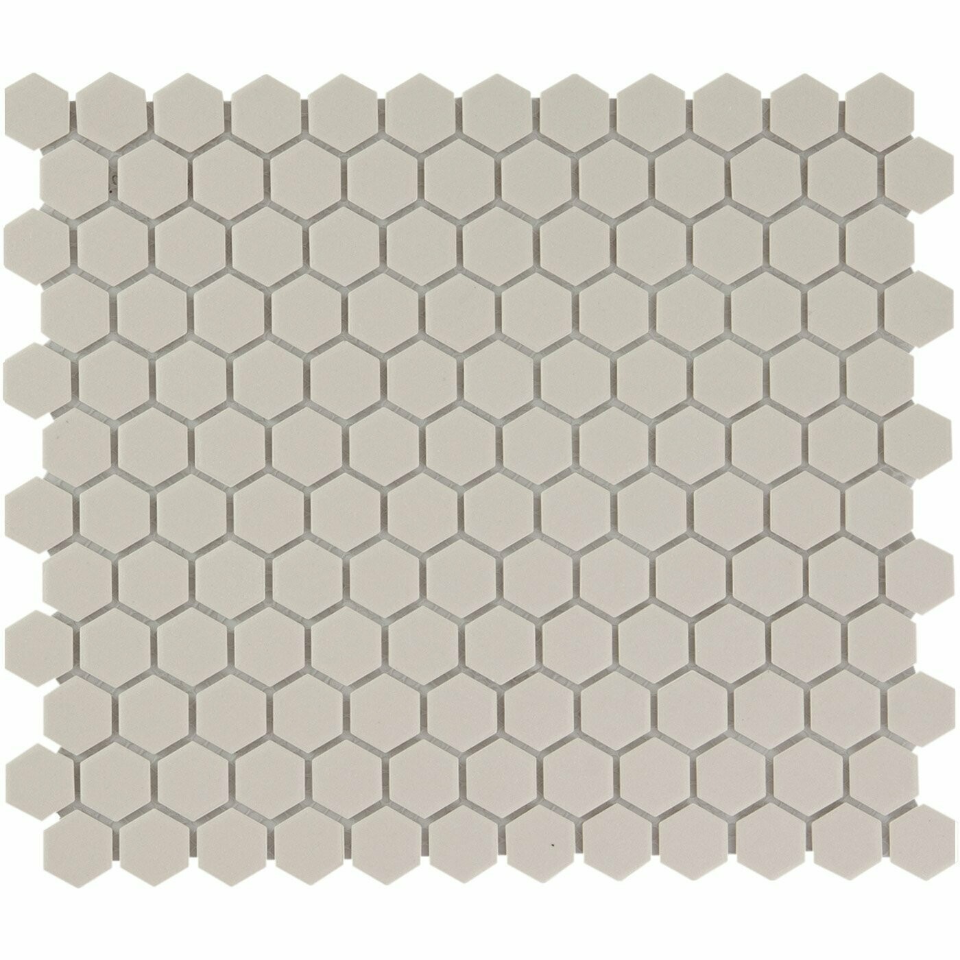 City Hex Off White 23x26mm Matt R11 Mosaic