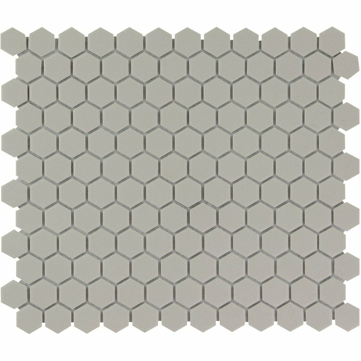 City Hex Grey 23x26mm Matt R11 Mosaic
