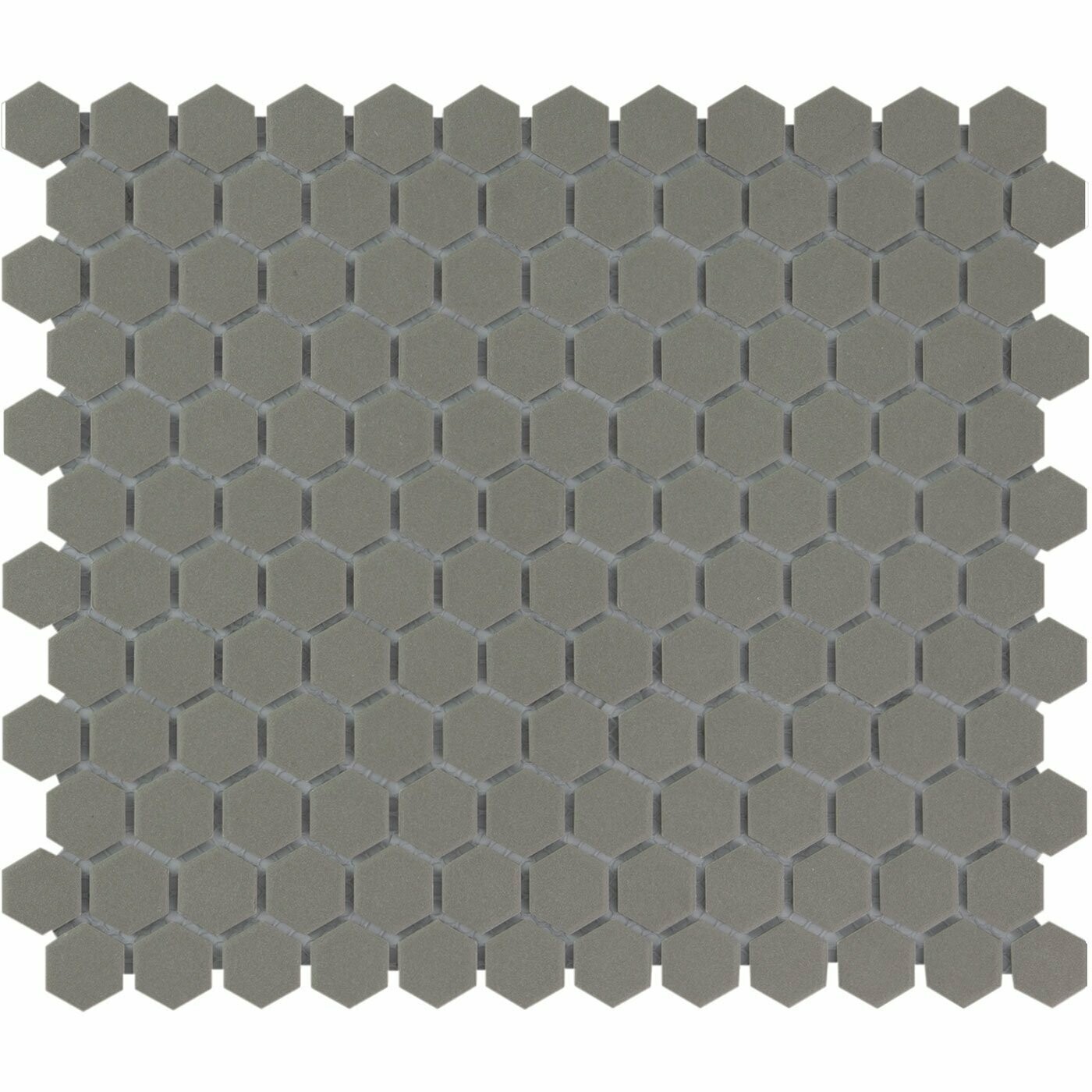 City Hex Dark Grey 23x26mm Matt R11 Mosaic