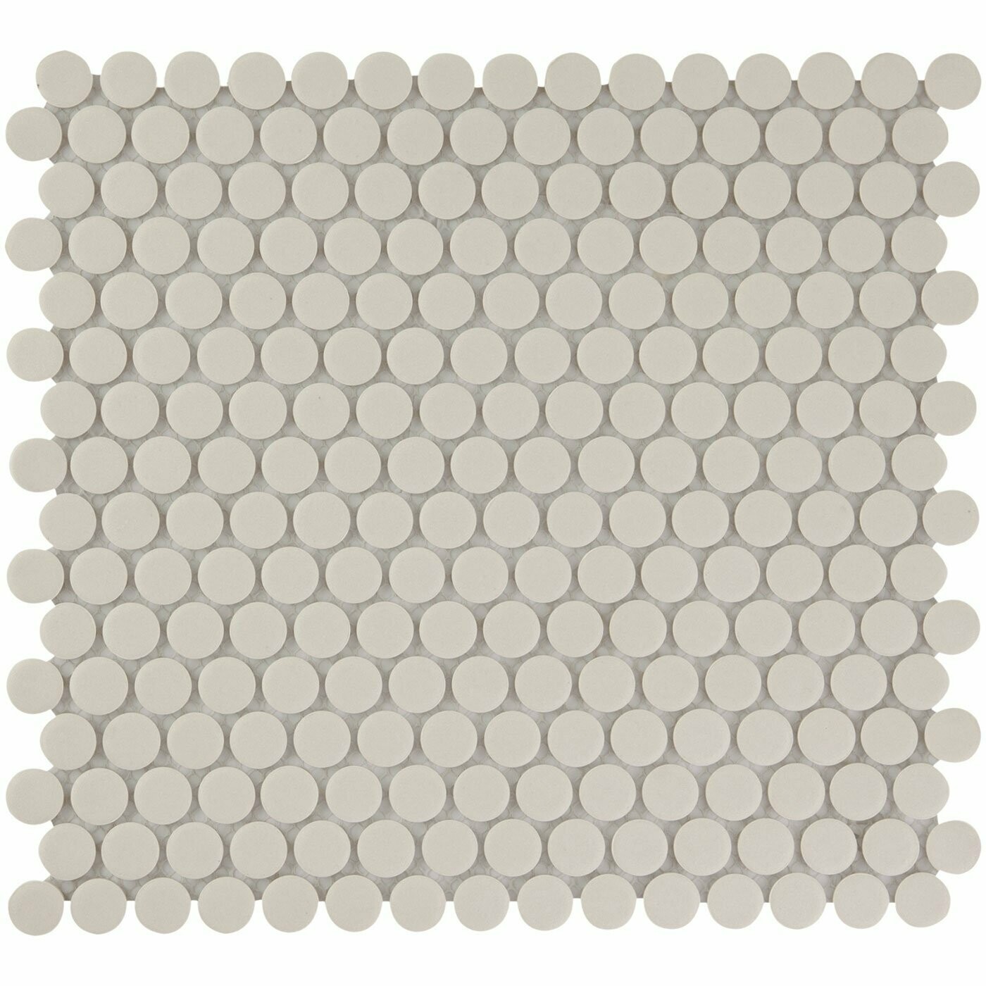 City Dots Off White 19mm Matt R11 Mosaic