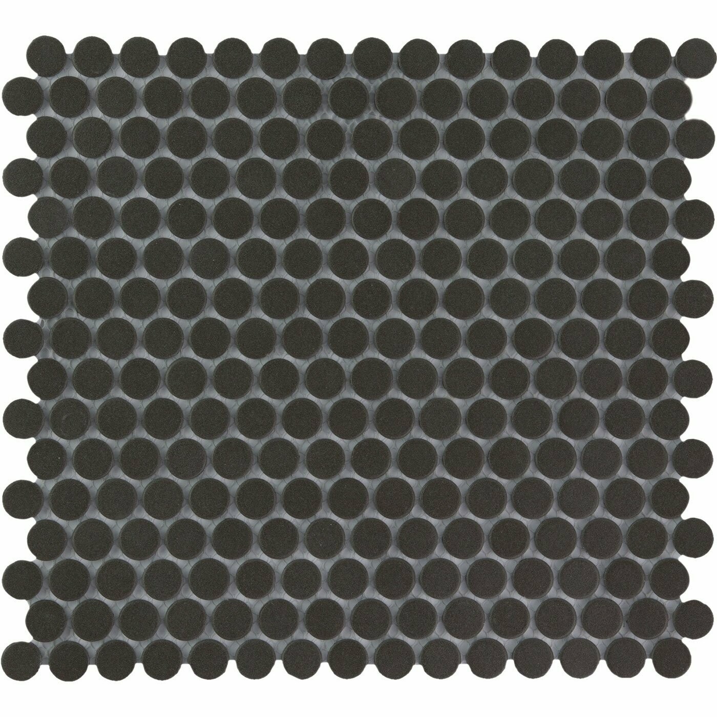 City Dots Black 19mm Matt R11 Mosaic