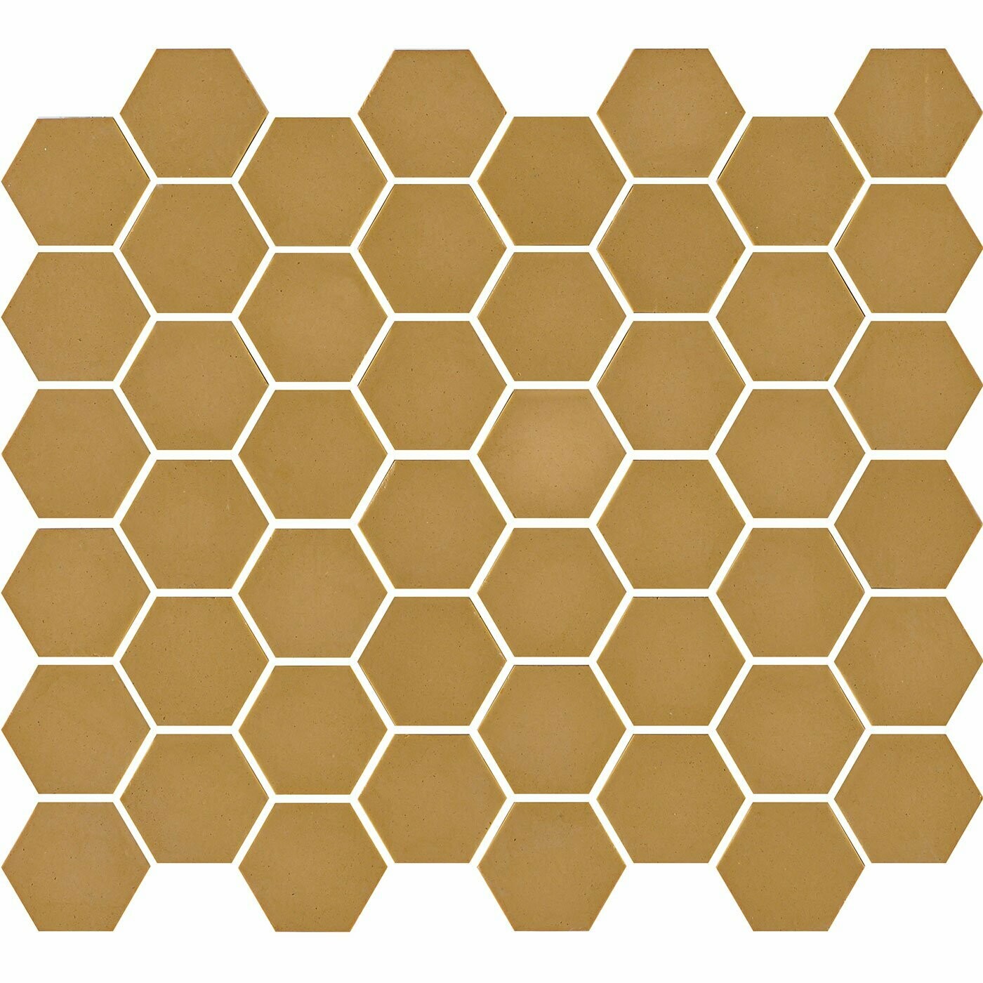Microhex Mustard Matt Mosaic