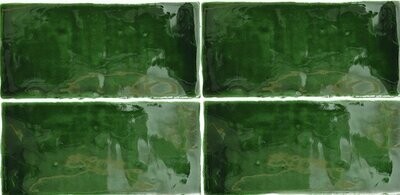 Faro Green Craquel Gloss 130x65