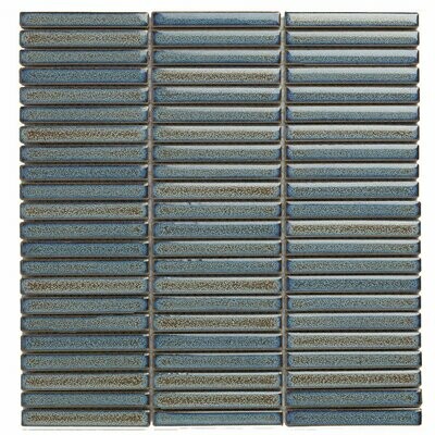 Kit Kat Oslo Mini Gris Azul Gloss Mosaic Tile