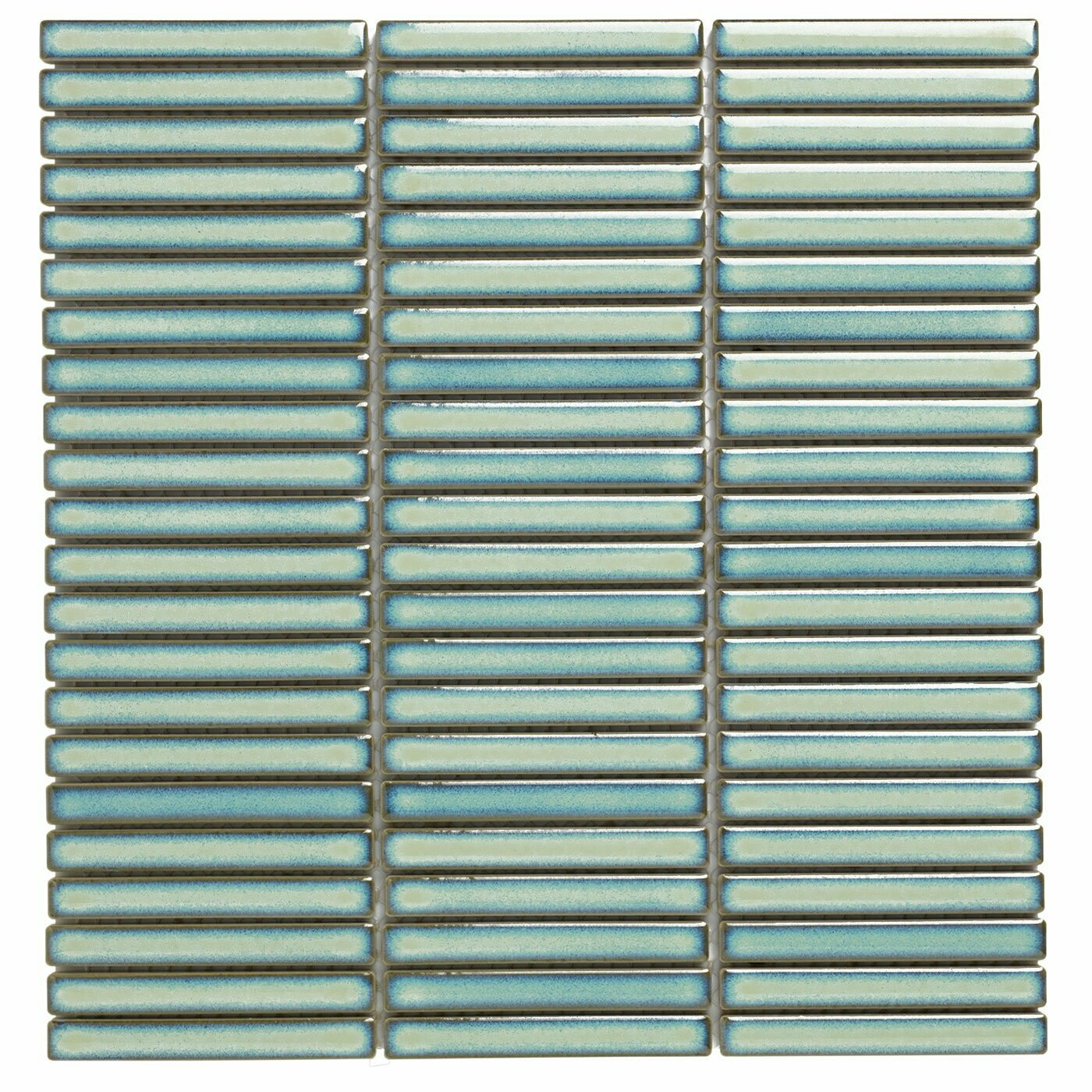 Kit Kat Oslo Mini Light Verde Gloss Mosaic Tile