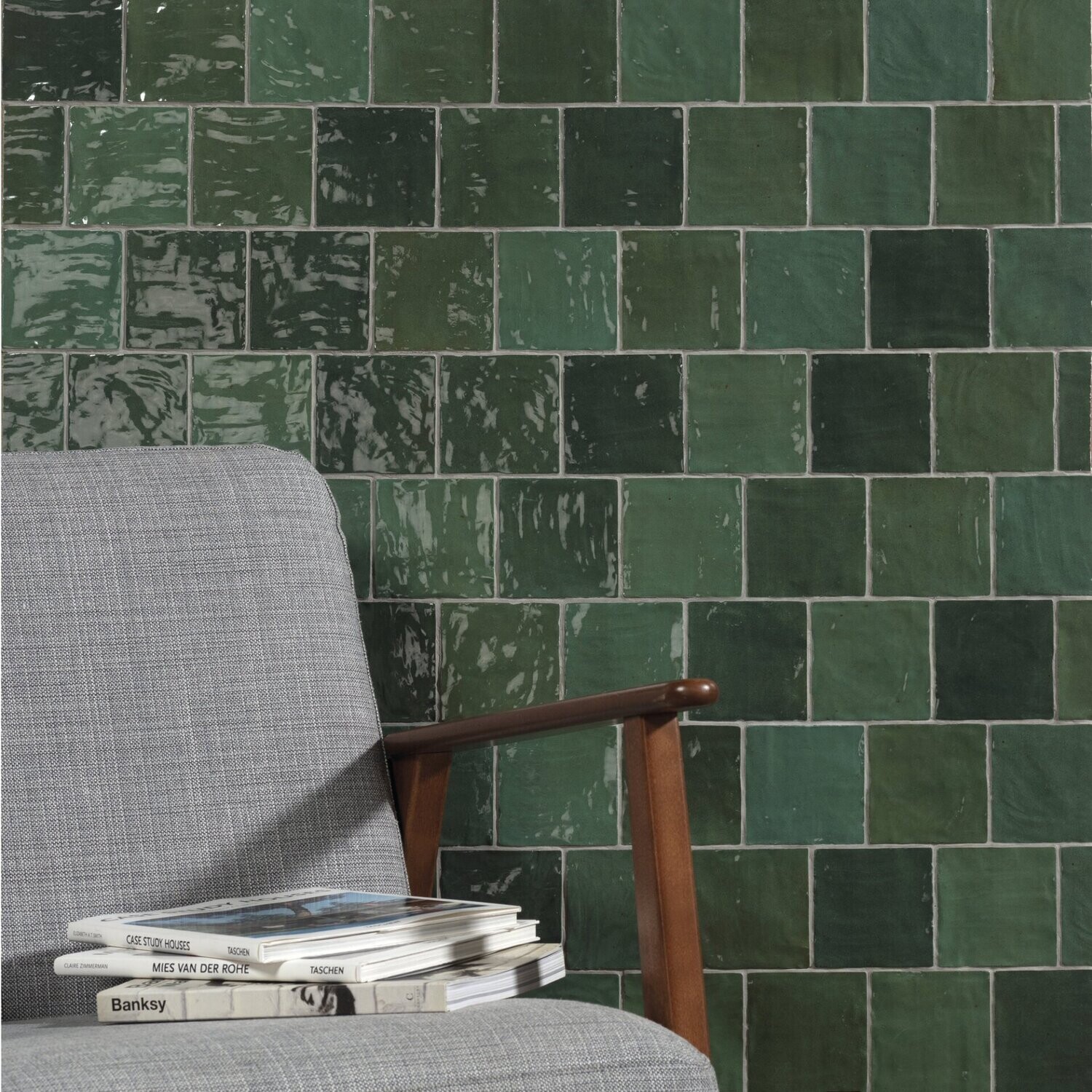 Lyon Green Gloss 100x100