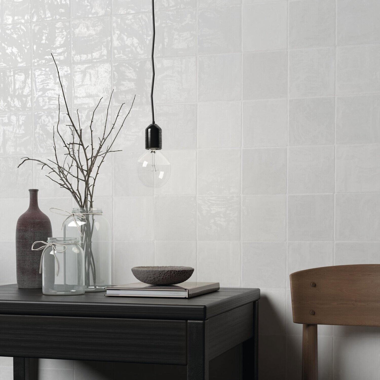 Lyon White Gloss 100x100