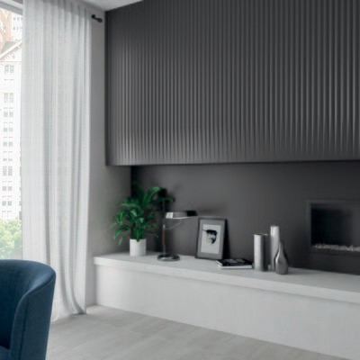 3D Linear Grey Matt 300x75mm