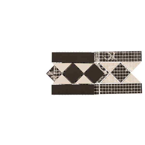 Victorian Mono Mosaic Border 285x93 Matt PTV36+