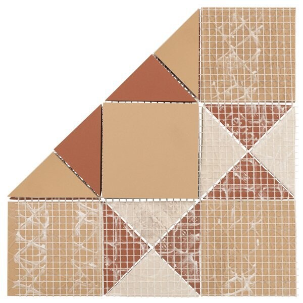 Victorian Beige Mosaic Panel 285x285 Matt PTV36+