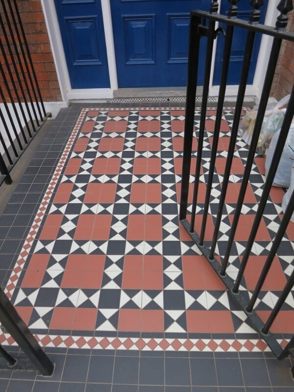 Victorian Red Mosaic Panel 285x285 Matt PTV36+