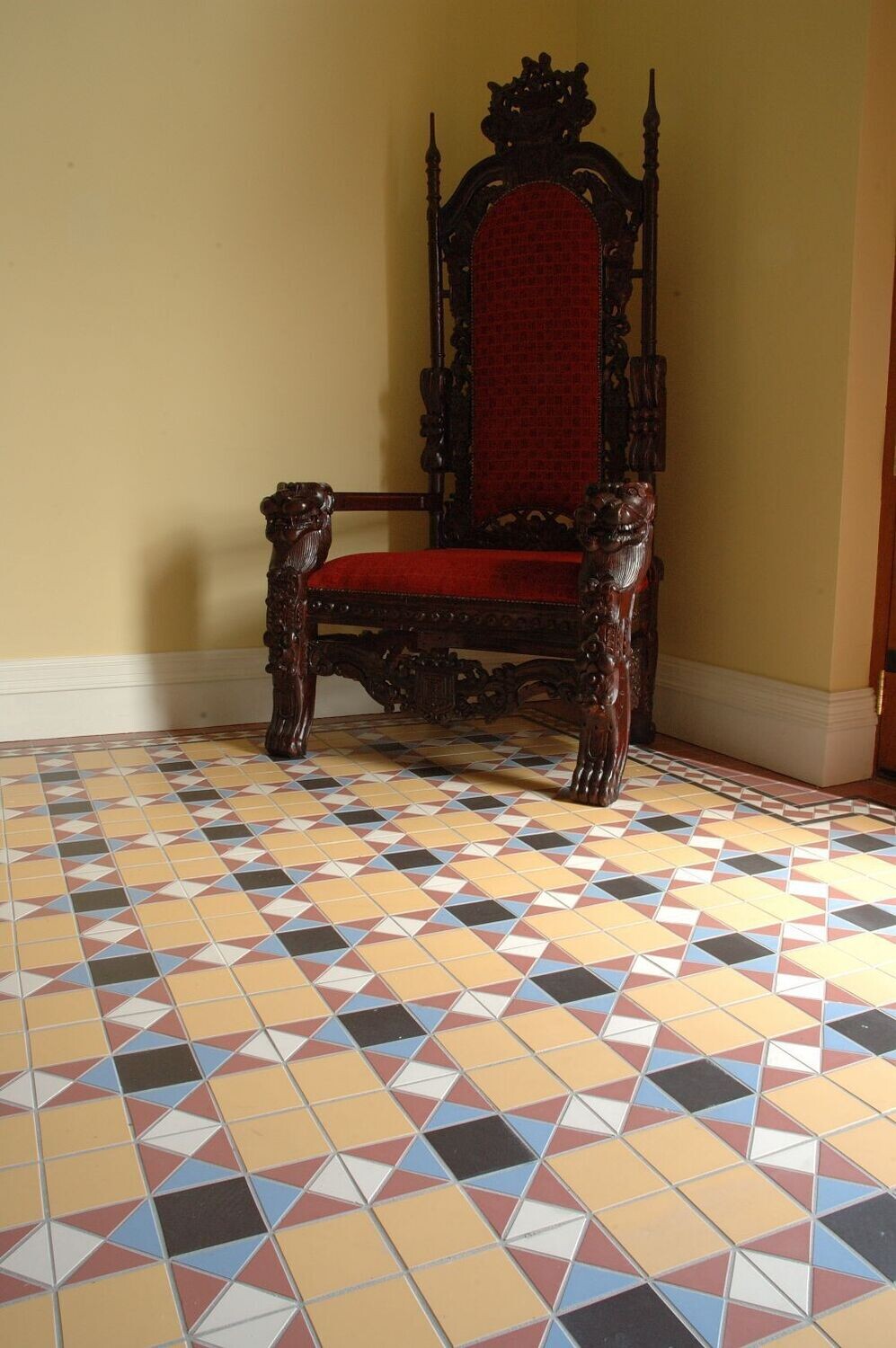 Victorian Mustard Mosaic Panel 285x285 Matt PTV36+
