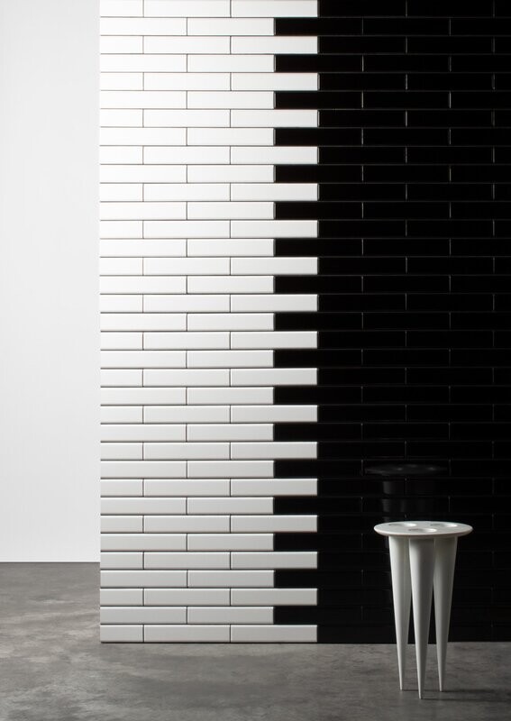 Metro Tones Black Gloss 250x50