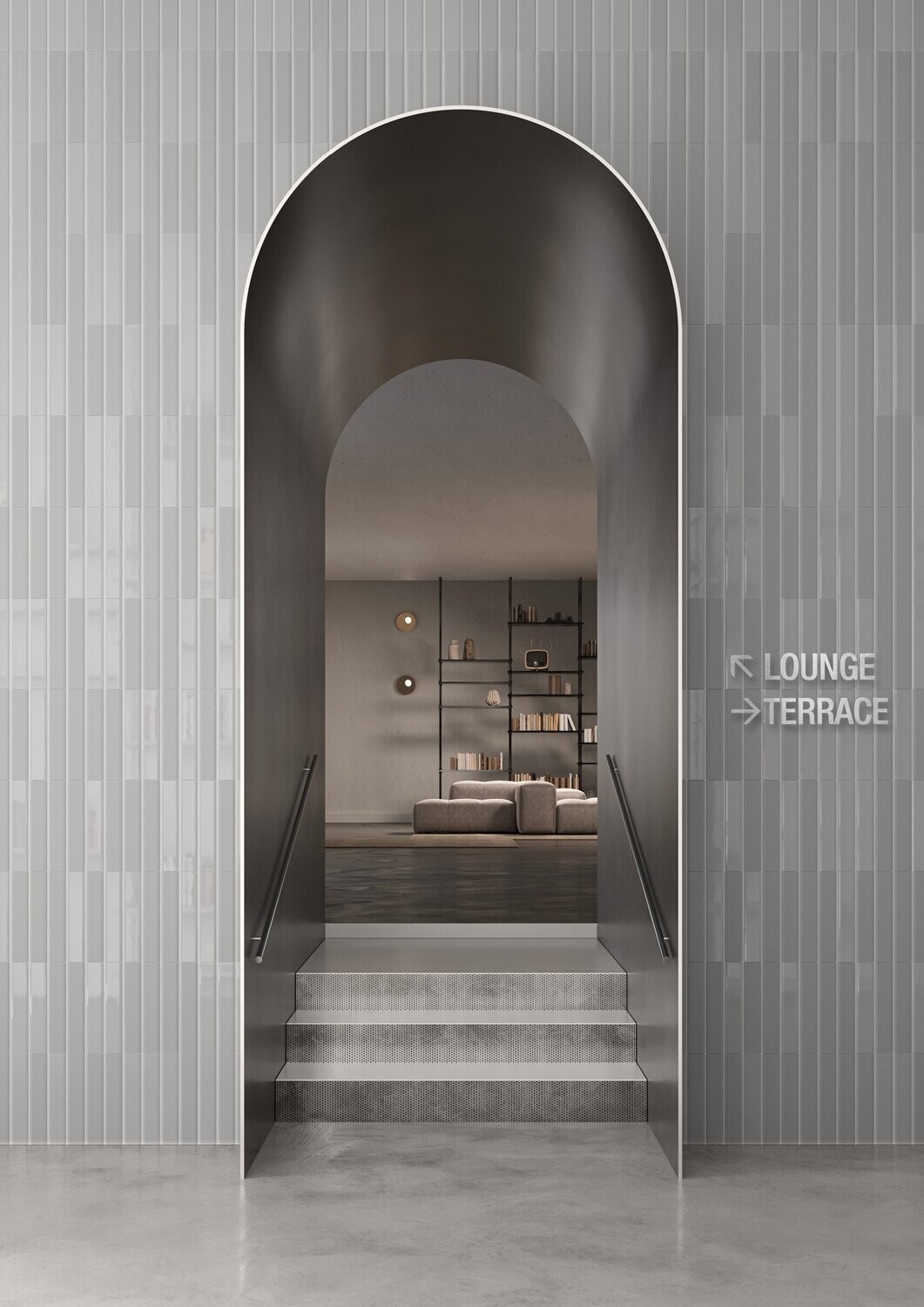 Metro Tones Grey Gloss 250x50