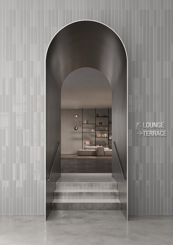 Metro Tones Grey Gloss 250x50