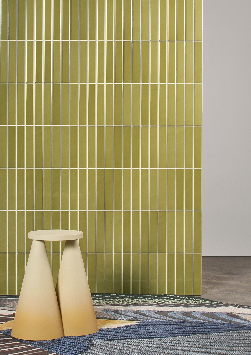 Metro Tones Lime Matt 250x50