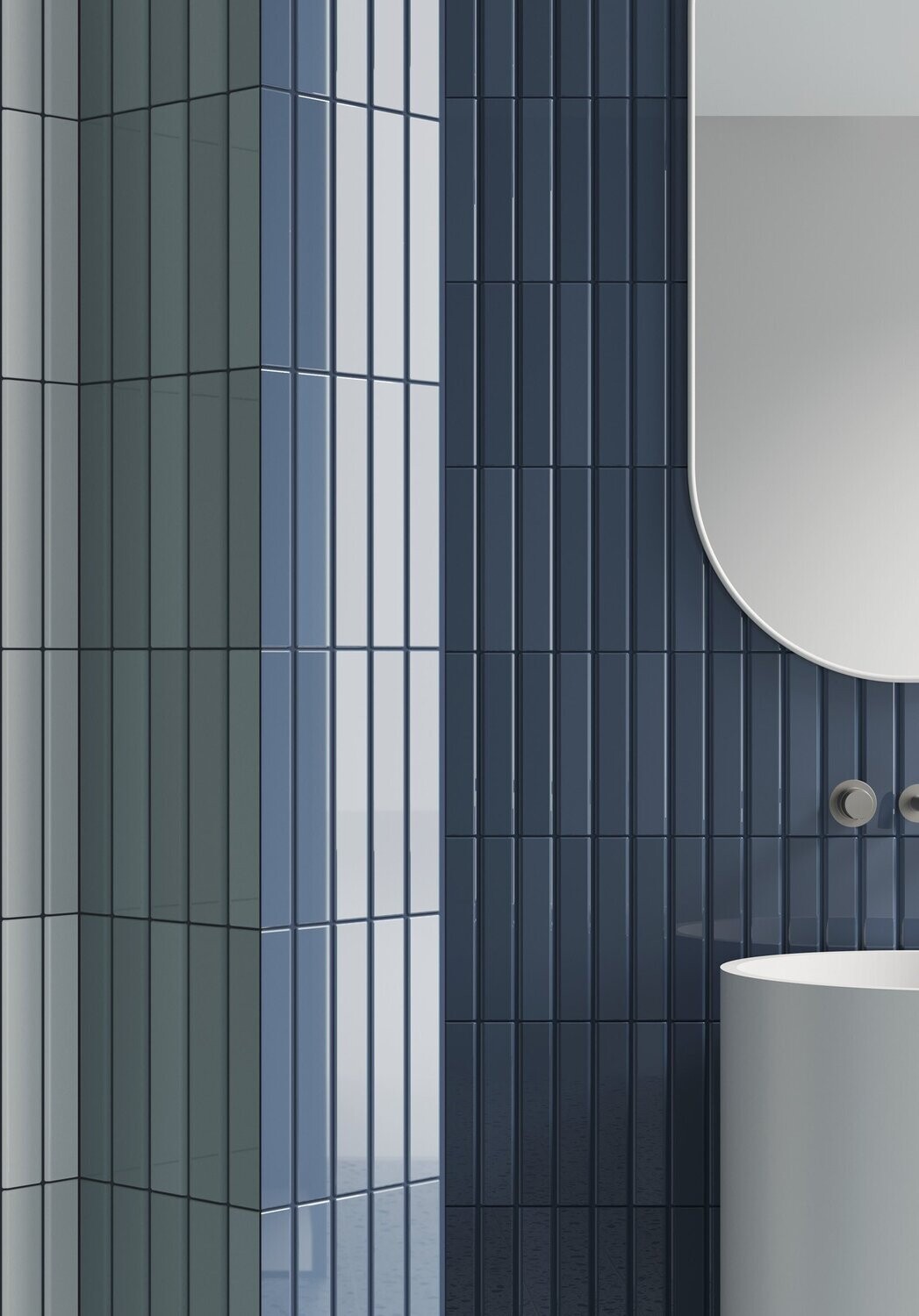 Metro Tones Navy Gloss 250x50