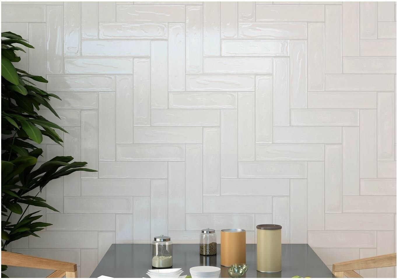 Demure Blanco Matt 150x75mm