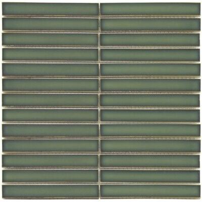 Kit Kat Oslo Verdi Forest Gloss Mosaic Tile