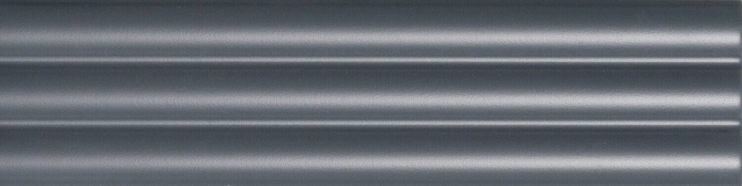 Fluted Blue Curved Matt 300x75