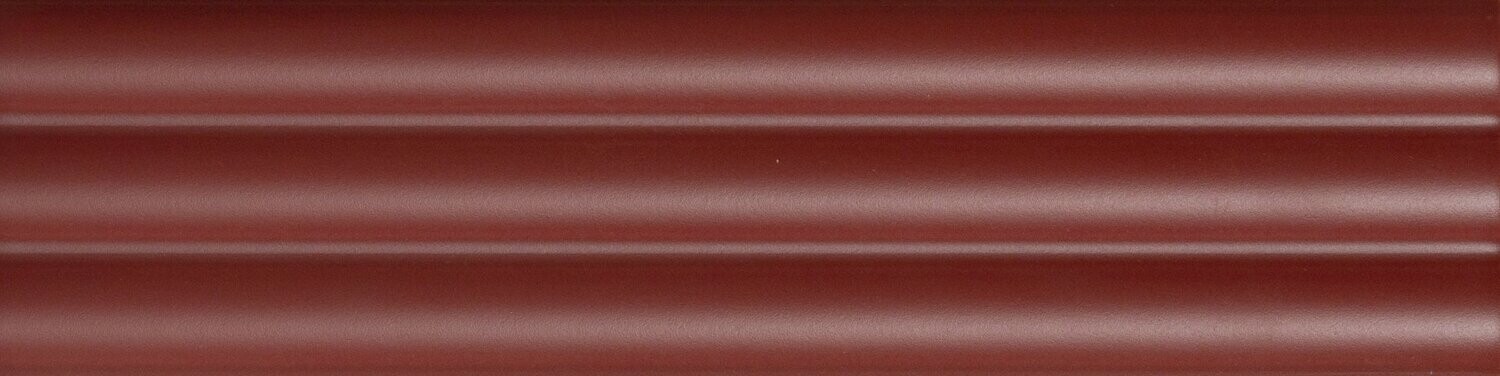 Fluted Red Curved Matt 300x75 Tiles