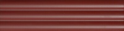 Fluted Red Curved Matt 300x75 Tiles