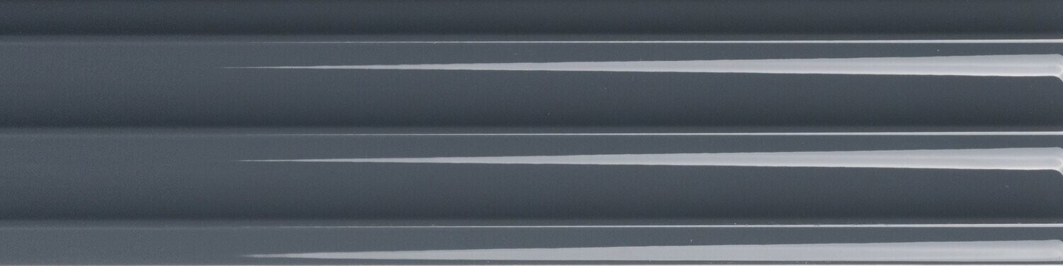 Fluted Blue Corrugated Gloss 300x75