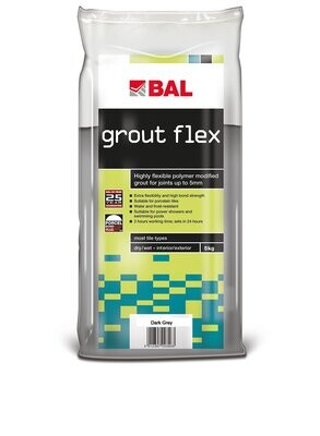 BAL Grout Flex Flexible Tile Grout For Walls 5kg